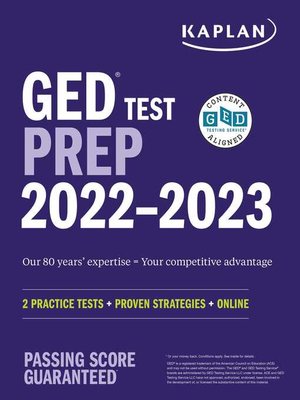 cover image of GED Test Prep 2022-2023